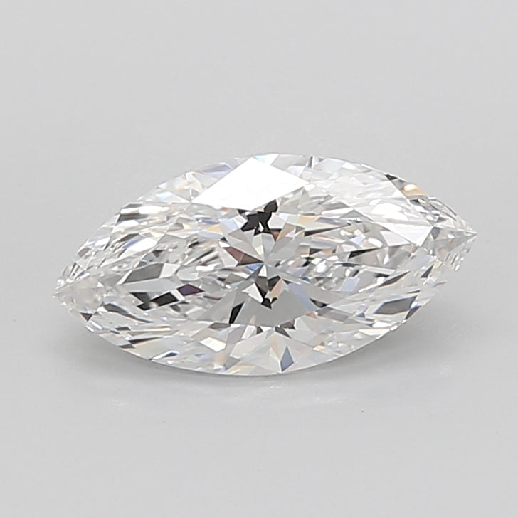 3.03 Carat Marquise Shaped, Ideal Cut, E Color, VVS2 Clarity, IGI Certified Lab Grown Diamond