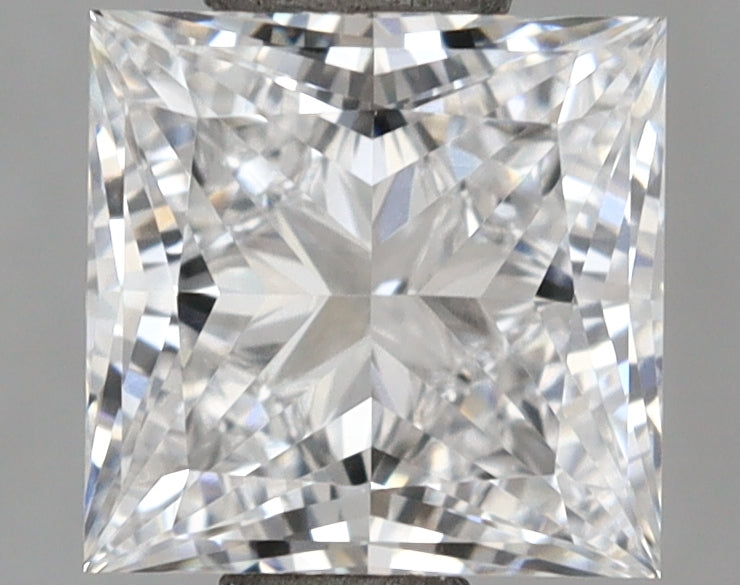 1.08 Carat Princess Shaped, Ideal Cut, D Color, IF Clarity, IGI Certified Lab Grown Diamond