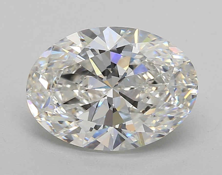 2.69 Carat Oval Shaped, Excellent Cut, F Color, VS2 Clarity, IGI Certified Lab Grown Diamond