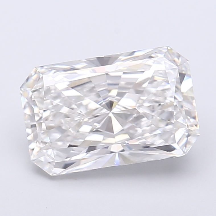 3.06 Carat Radiant Shaped, Very Good Cut, E Color, VS1 Clarity, IGI Certified Lab Grown Diamond