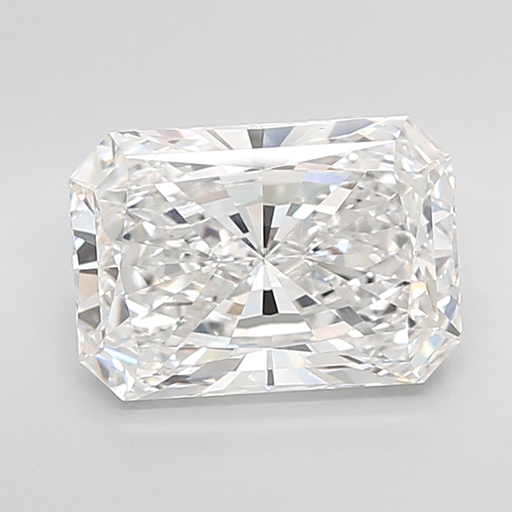 5.07 Carat Radiant Shaped, Ideal Cut, E Color, VVS2 Clarity, IGI Certified Lab Grown Diamond