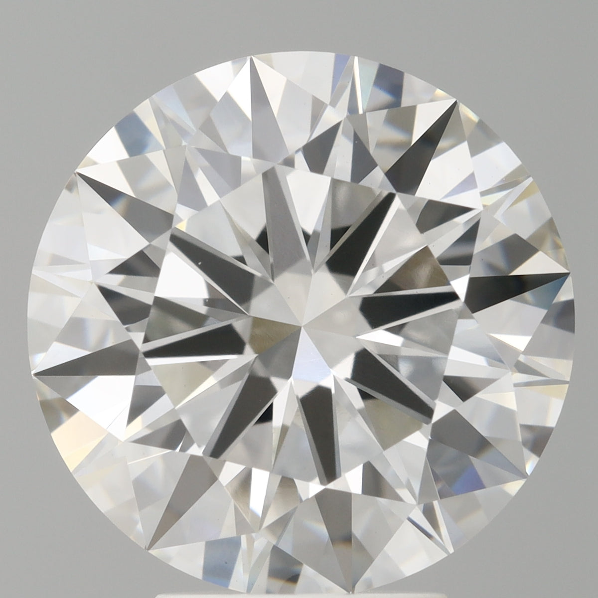 5.04 Carat Round Shaped, Ideal Cut, F Color, VVS2 Clarity, IGI Certified Lab Grown Diamond