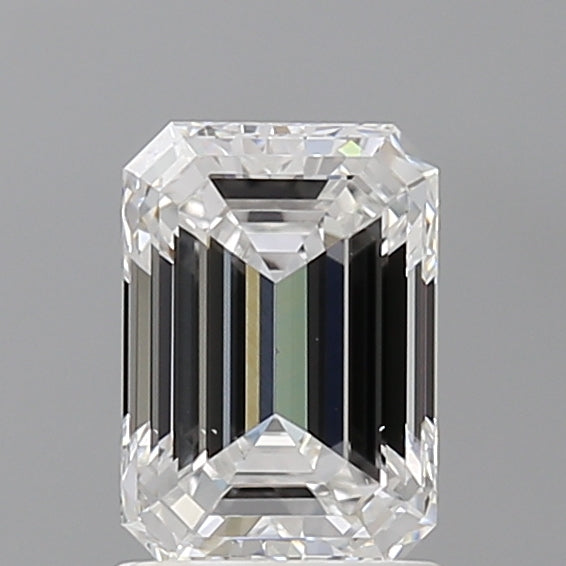 1.56 Carat Emerald Shaped, Ideal Cut, E Color, VVS2 Clarity, IGI Certified Lab Grown Diamond