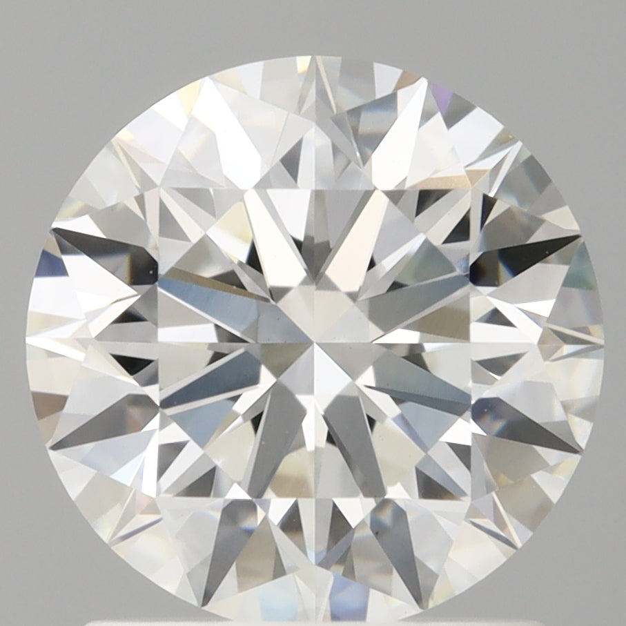 1.59 Carat Round Shaped, Ideal Cut, F Color, VVS2 Clarity, IGI Certified Lab Grown Diamond