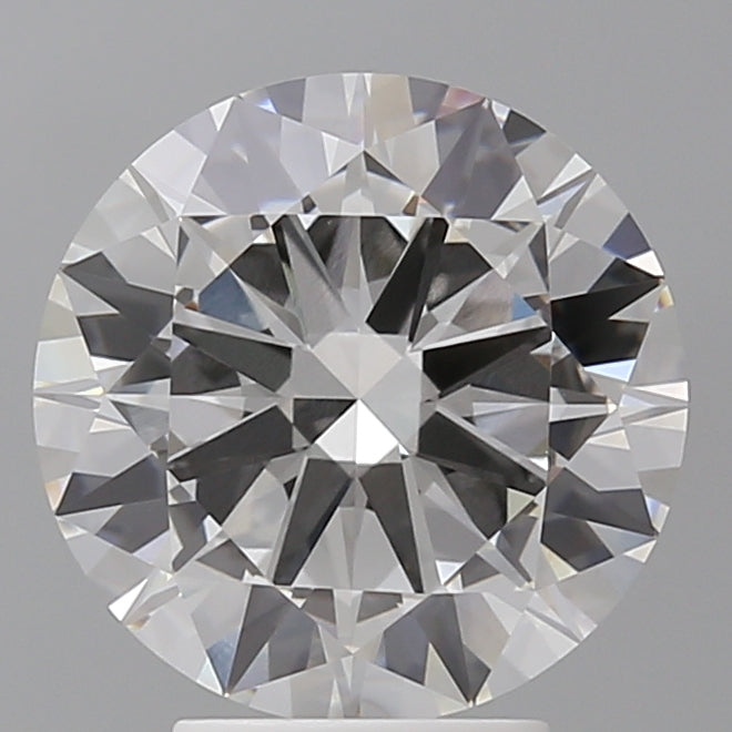 4.02 Carat Round Shaped, Excellent Cut, E Color, VVS2 Clarity, IGI Certified Lab Grown Diamond