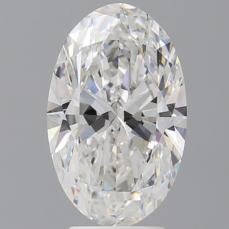 4.03 Carat Oval Shaped, Ideal Cut, E Color, VVS2 Clarity, IGI Certified Lab Grown Diamond