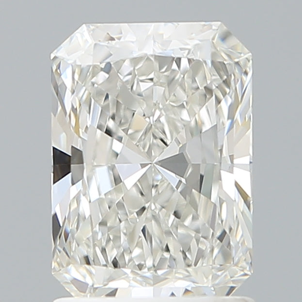 1.53 Carat Radiant Shaped, Ideal Cut, E Color, VVS1 Clarity, IGI Certified Lab Grown Diamond