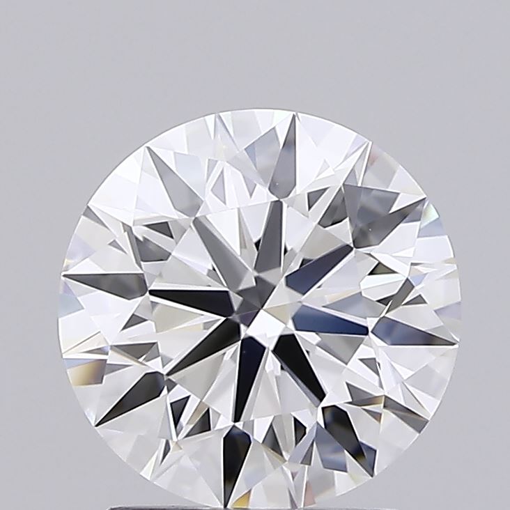 2.00 Carat Round Shaped, Ideal Cut, E Color, FL Clarity, IGI Certified Lab Grown Diamond
