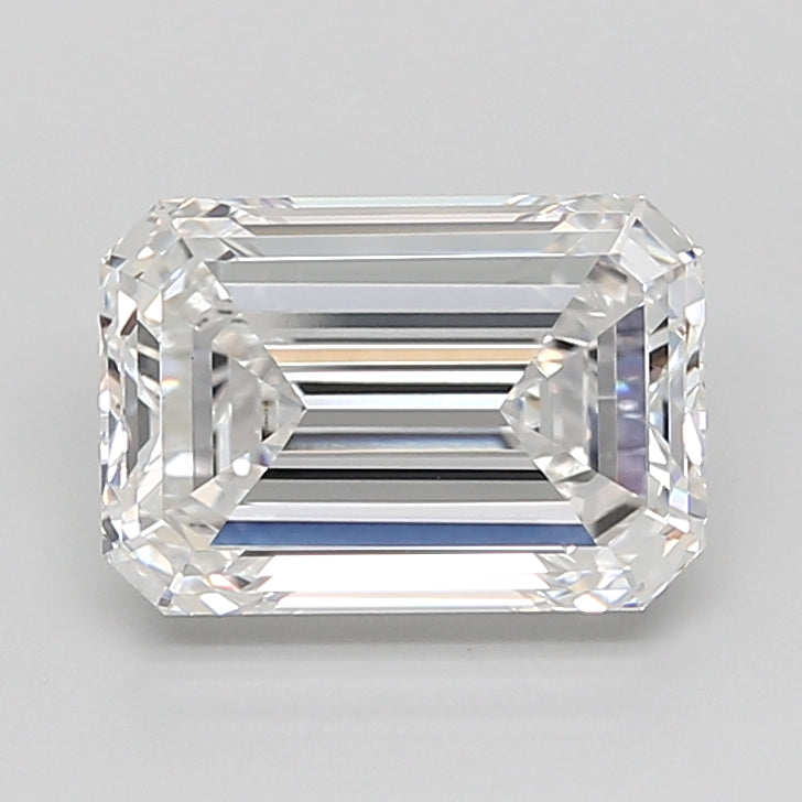 5.03 Carat Emerald Shaped, Excellent Cut, E Color, VVS2 Clarity, IGI Certified Lab Grown Diamond