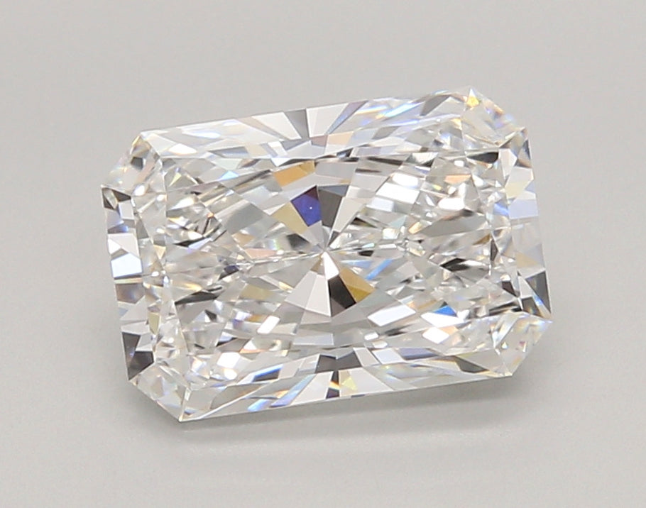 2.78 Carat Radiant Shaped, Ideal Cut, E Color, VVS1 Clarity, IGI Certified Lab Grown Diamond