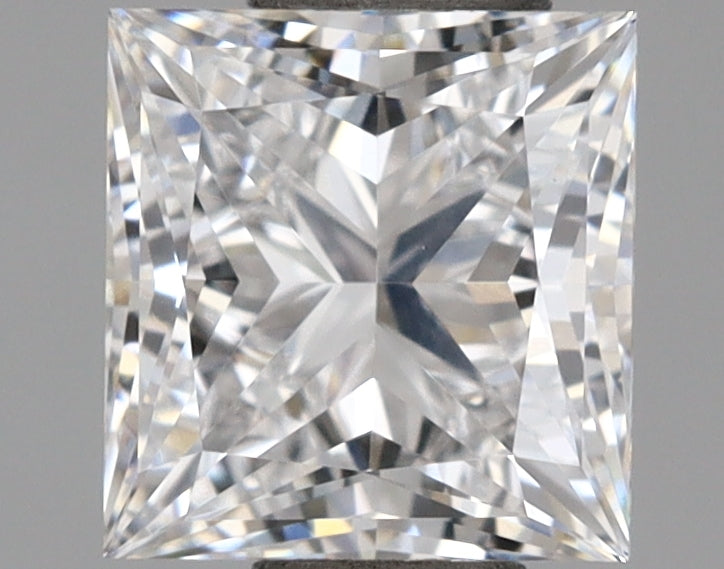 1.03 Carat Princess Shaped, Ideal Cut, D Color, VVS1 Clarity, IGI Certified Lab Grown Diamond