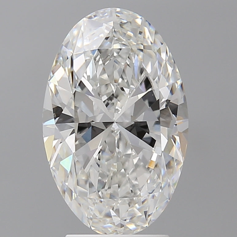 3.59 Carat Oval Shaped, Ideal Cut, E Color, VVS2 Clarity, IGI Certified Lab Grown Diamond