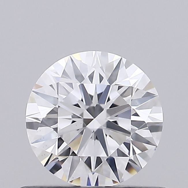 0.55 Carat Round Shaped, Ideal Cut, D Color, VS2 Clarity, IGI Certified Lab Grown Diamond