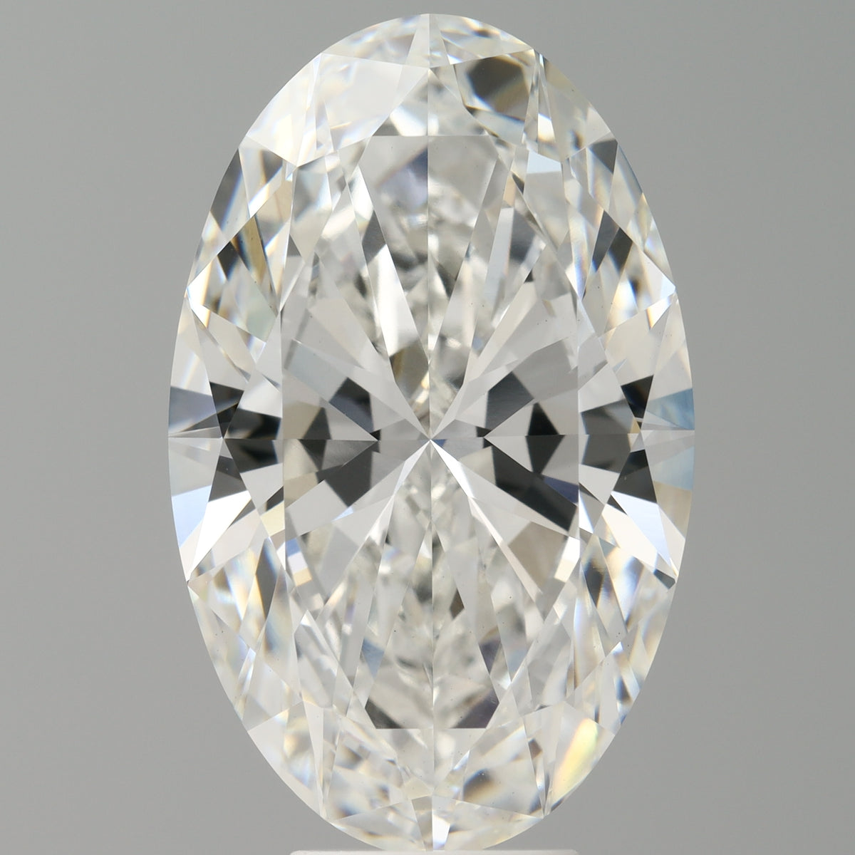 7.60 Carat Oval Shaped, Ideal Cut, F Color, VVS2 Clarity, IGI Certified Lab Grown Diamond