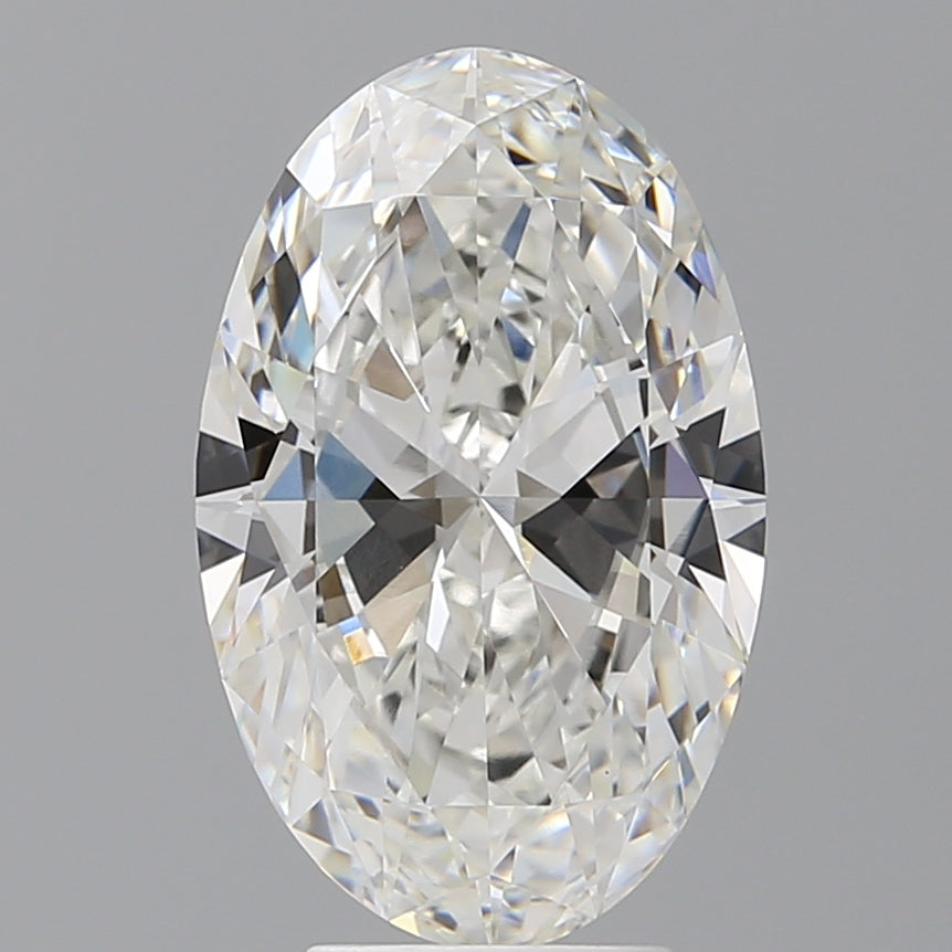 4.52 Carat Oval Shaped, Ideal Cut, F Color, VVS2 Clarity, IGI Certified Lab Grown Diamond
