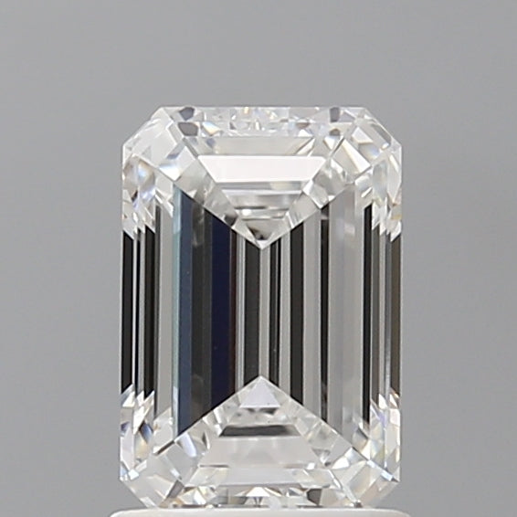 1.53 Carat Emerald Shaped, Ideal Cut, D Color, VVS2 Clarity, IGI Certified Lab Grown Diamond