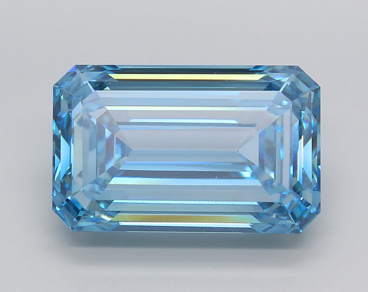 11.02 Carat Emerald Shaped, Ideal Cut, VS1 Clarity, IGI Certified Lab Grown Diamond