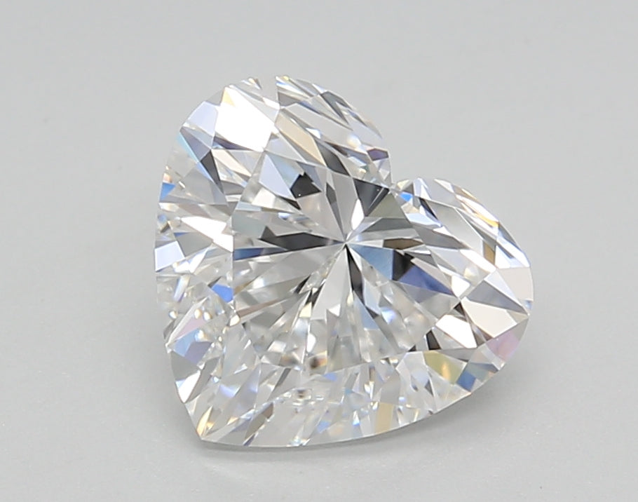 2.02 Carat Heart Shaped, Ideal Cut, E Color, VVS2 Clarity, GIA Certified Lab Grown Diamond