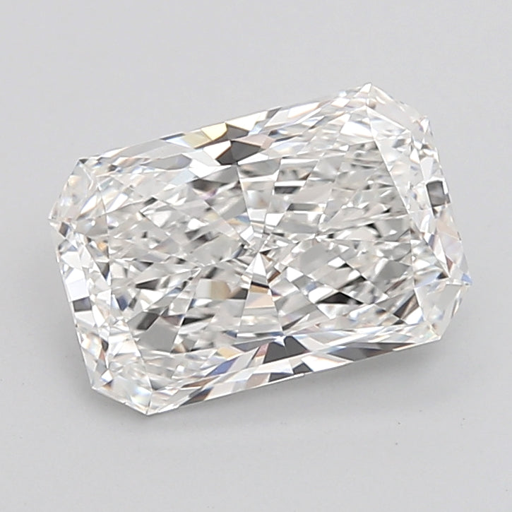 3.02 Carat Radiant Shaped, Ideal Cut, E Color, VVS2 Clarity, IGI Certified Lab Grown Diamond