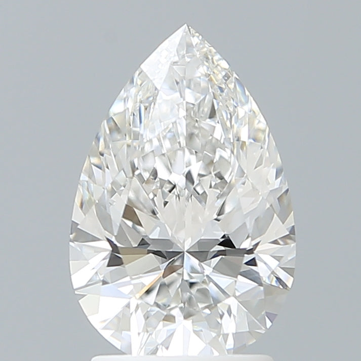 2.14 Carat Pear Shaped, Ideal Cut, E Color, VVS2 Clarity, IGI Certified Lab Grown Diamond