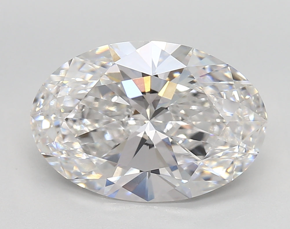 3.96 Carat Oval Shaped, Very Good Cut, E Color, VVS1 Clarity, IGI Certified Lab Grown Diamond