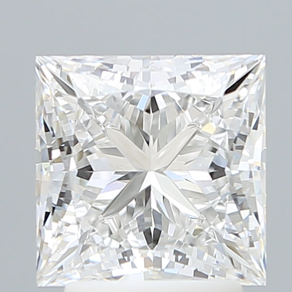 2.80 Carat Princess Shaped, Ideal Cut, E Color, VVS2 Clarity, IGI Certified Lab Grown Diamond