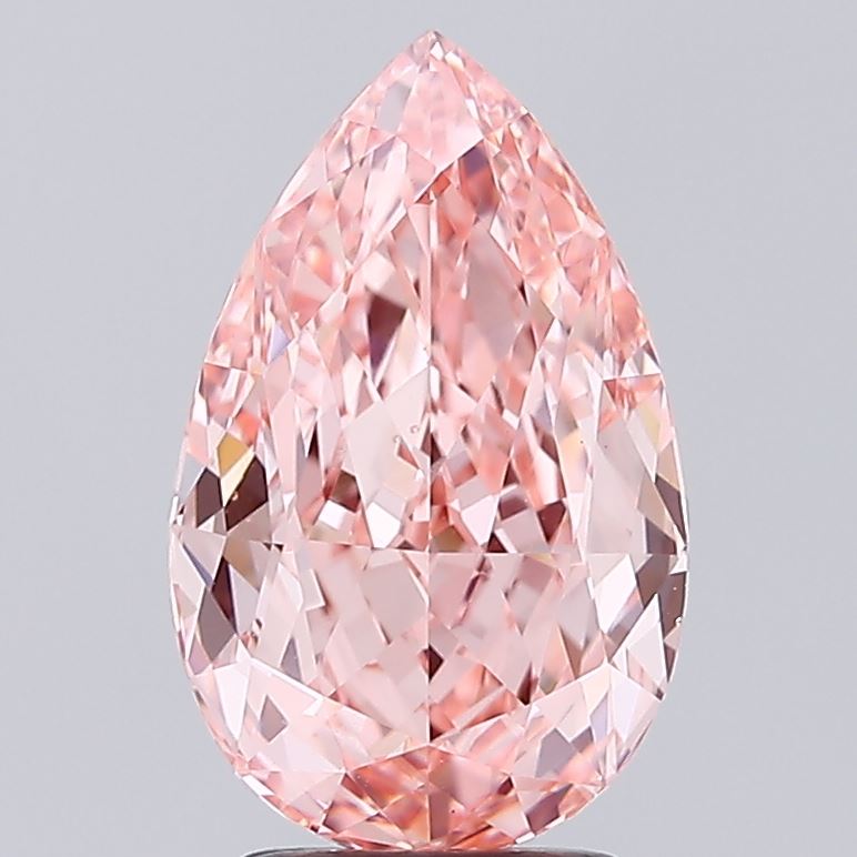 3.33 Carat Pear Shaped, Excellent Cut, VVS2 Clarity, IGI Certified Lab Grown Diamond