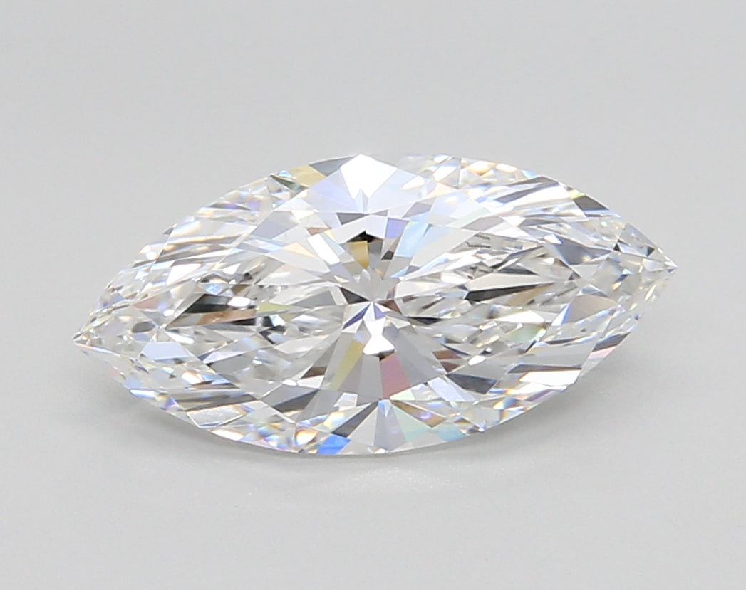 2.53 Carat Marquise Shaped, Ideal Cut, E Color, VVS2 Clarity, IGI Certified Lab Grown Diamond