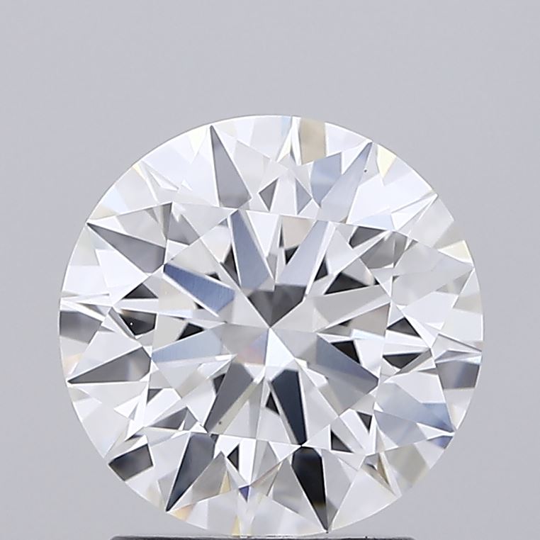 2.05 Carat Round Shaped, Ideal Cut, E Color, VVS2 Clarity, IGI Certified Lab Grown Diamond