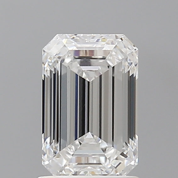 1.59 Carat Emerald Shaped, Ideal Cut, E Color, VVS2 Clarity, IGI Certified Lab Grown Diamond