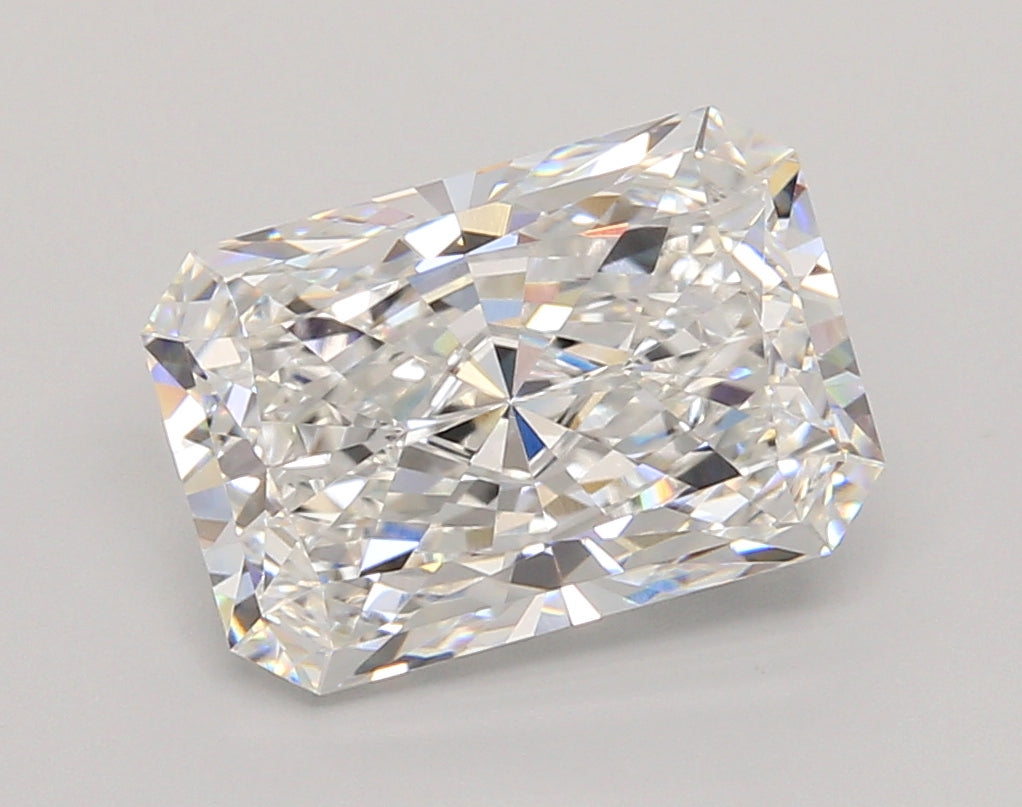 4.04 Carat Radiant Shaped, Ideal Cut, E Color, VVS1 Clarity, IGI Certified Lab Grown Diamond