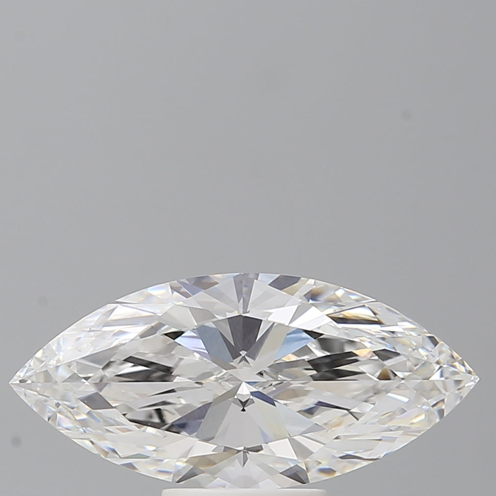 3.60 Carat Marquise Shaped, Ideal Cut, E Color, VVS2 Clarity, IGI Certified Lab Grown Diamond