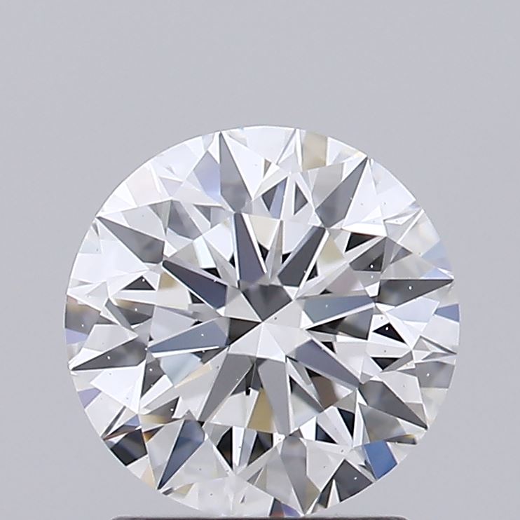 1.51 Carat Round Shaped, Ideal Cut, D Color, SI1 Clarity, IGI Certified Lab Grown Diamond