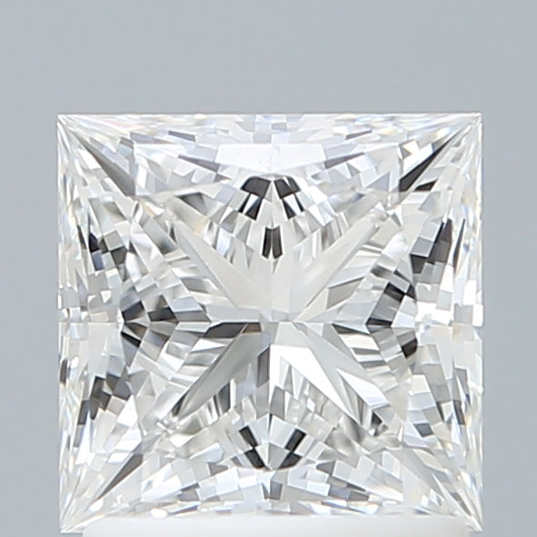 1.59 Carat Princess Shaped, Ideal Cut, E Color, VVS2 Clarity, IGI Certified Lab Grown Diamond