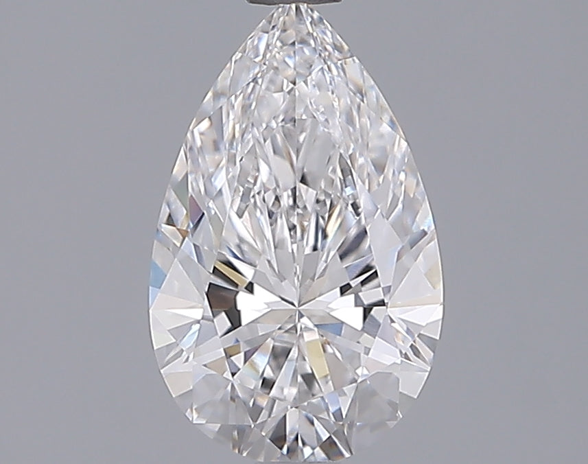 1.35 Carat Pear Shaped, Ideal Cut, D Color, VVS1 Clarity, IGI Certified Lab Grown Diamond