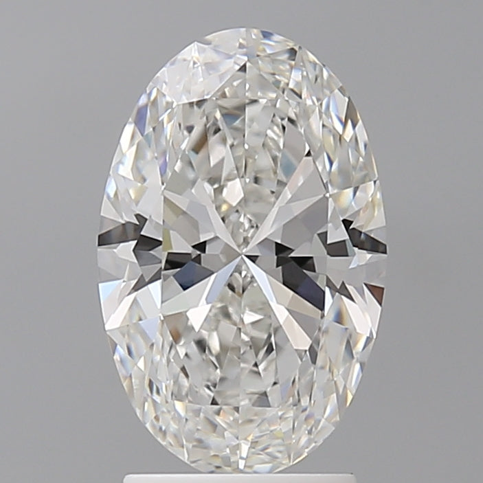 2.51 Carat Oval Shaped, Ideal Cut, F Color, VVS2 Clarity, IGI Certified Lab Grown Diamond