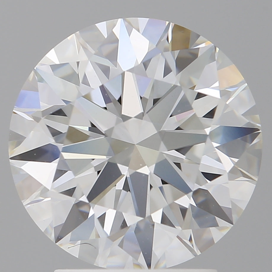3.10 Carat Round Shaped, Ideal Cut, F Color, VVS2 Clarity, IGI Certified Lab Grown Diamond