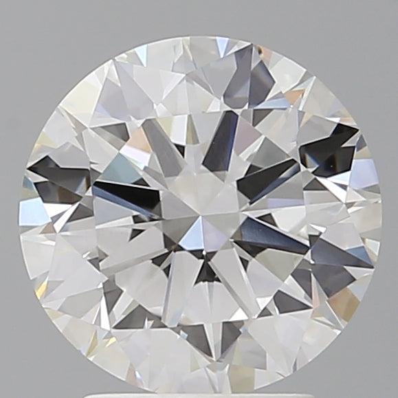 3.05 Carat Round Shaped, Excellent Cut, G Color, VVS2 Clarity, IGI Certified Lab Grown Diamond