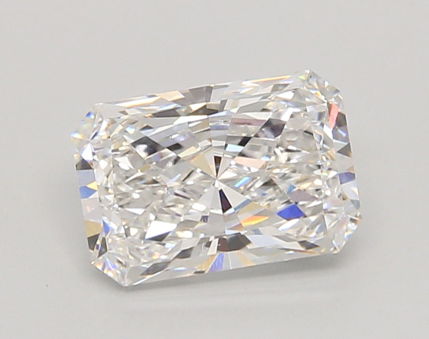 2.06 Carat Radiant Shaped, Ideal Cut, D Color, VVS2 Clarity, IGI Certified Lab Grown Diamond