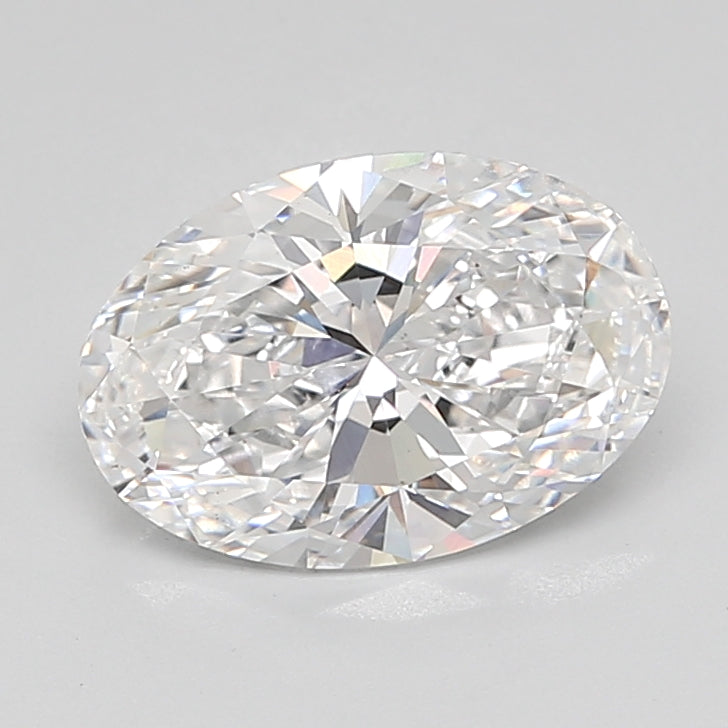 4.58 Carat Oval Shaped, Ideal Cut, D Color, VVS2 Clarity, IGI Certified Lab Grown Diamond