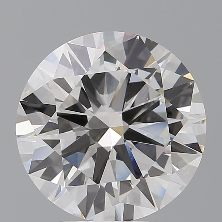5.08 Carat Round Shaped, Excellent Cut, F Color, VVS2 Clarity, IGI Certified Lab Grown Diamond