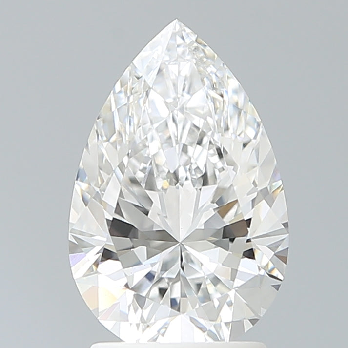 2.23 Carat Pear Shaped, Ideal Cut, E Color, VVS2 Clarity, IGI Certified Lab Grown Diamond