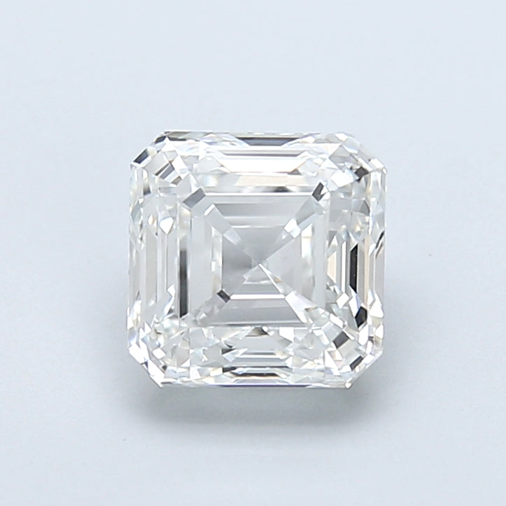 3.10 Carat Asscher Shaped, Very Good Cut, E Color, VVS2 Clarity, IGI Certified Lab Grown Diamond