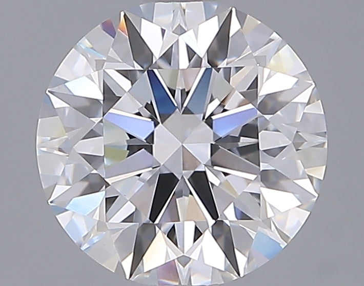 2.05 Carat Round Shaped, Ideal Cut, D Color, VVS2 Clarity, IGI Certified Lab Grown Diamond