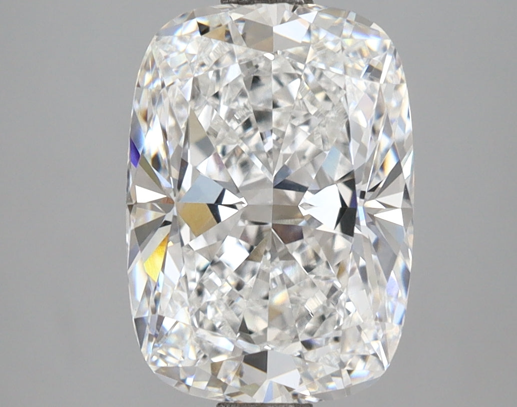 3.56 Carat Cushion Shaped, Ideal Cut, D Color, VVS2 Clarity, IGI Certified Lab Grown Diamond