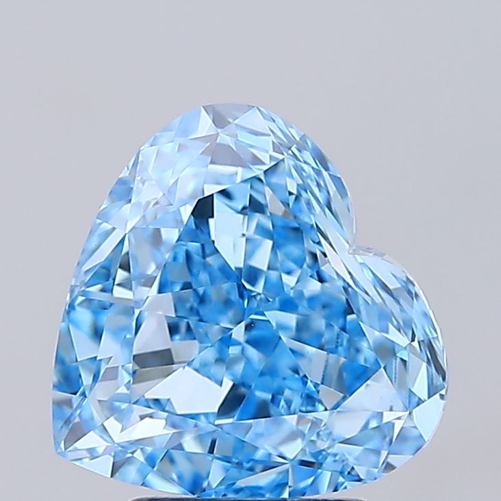 4.04 Carat Heart Shaped, Ideal Cut, VS1 Clarity, IGI Certified Lab Grown Diamond