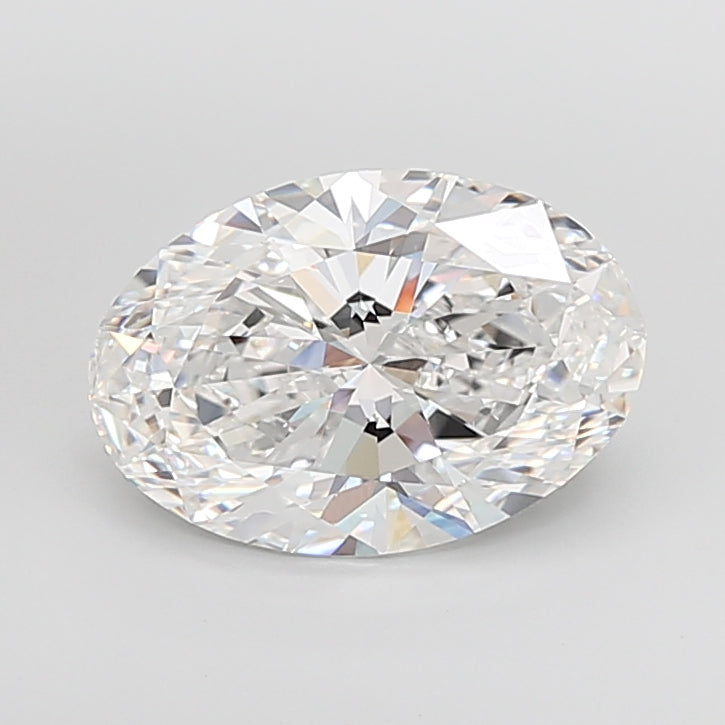 7.03 Carat Oval Shaped, Ideal Cut, F Color, VVS2 Clarity, IGI Certified Lab Grown Diamond