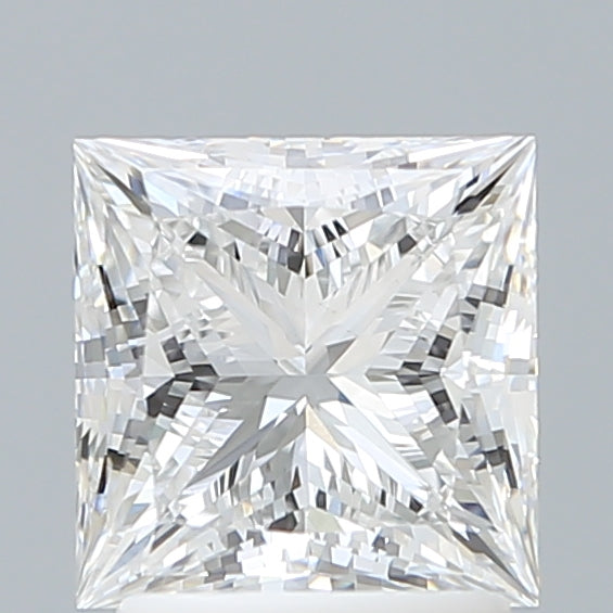 2.06 Carat Princess Shaped, Ideal Cut, D Color, VVS2 Clarity, IGI Certified Lab Grown Diamond