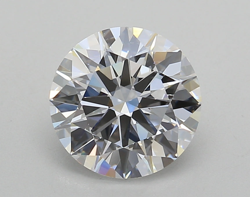 2.01 Carat Round Shaped, Excellent Cut, D Color, VVS2 Clarity, IGI Certified Lab Grown Diamond