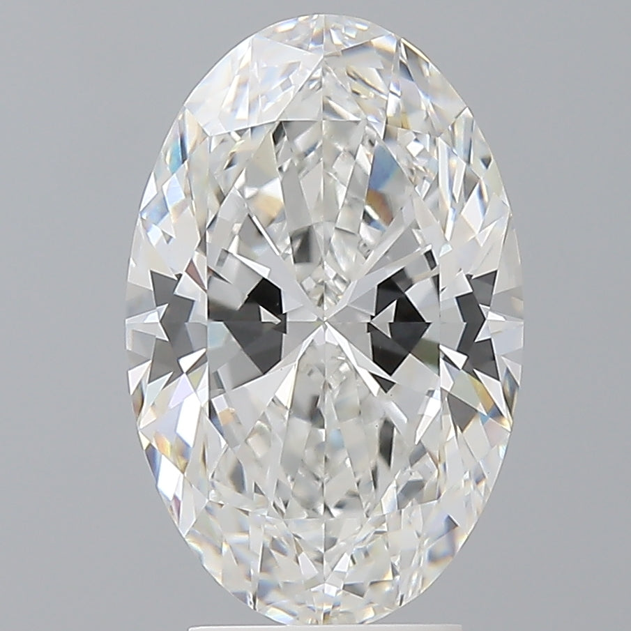 4.03 Carat Oval Shaped, Ideal Cut, E Color, VVS2 Clarity, IGI Certified Lab Grown Diamond